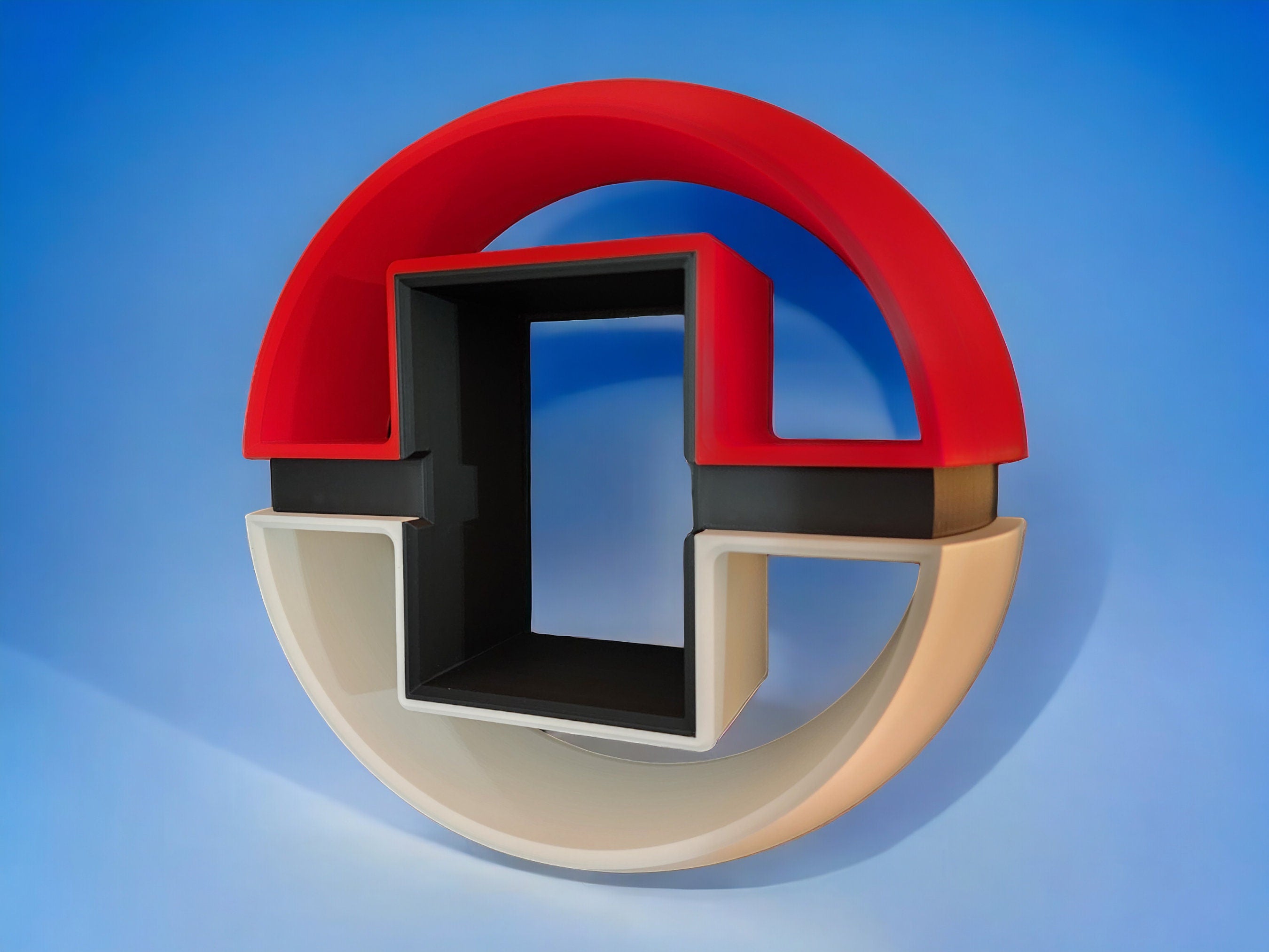 Poké Ball Inspired Light Up Wall Frame for Funko Pop!