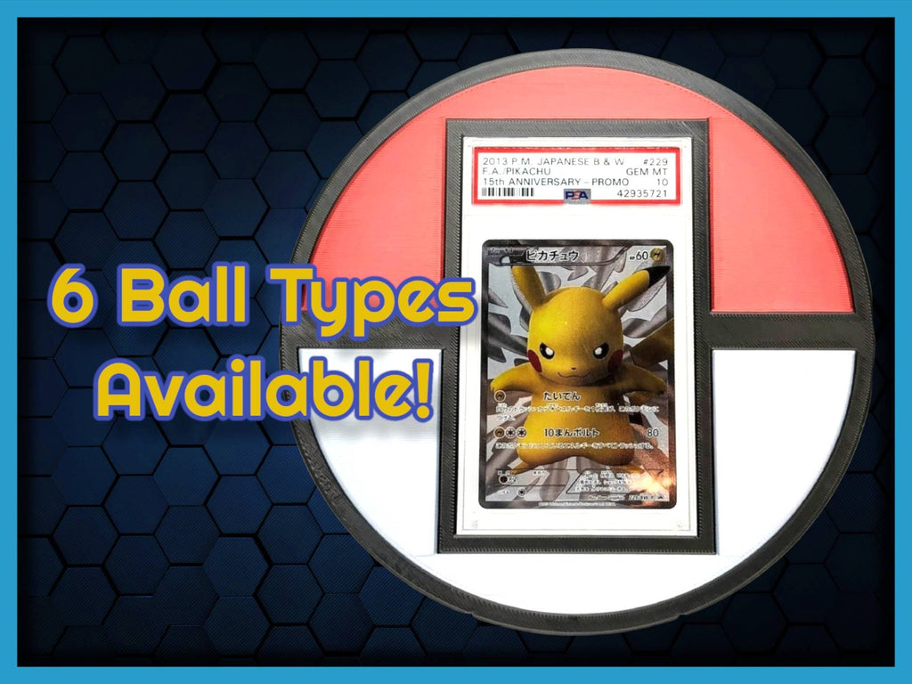 PokéFrames - 3D Printed Pokémon Graded Card Frames - Ball Frames