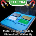 xTool F1 Ultra Metal Business Card Jig
