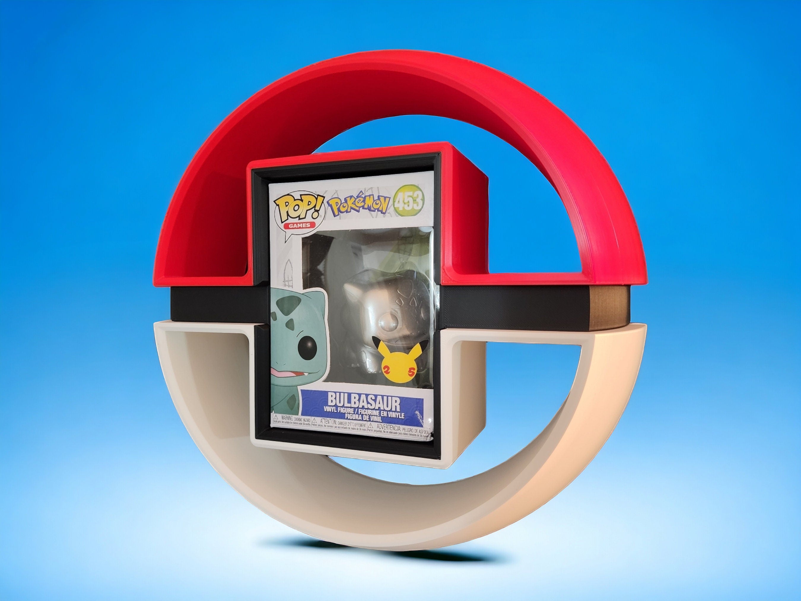 Poké Ball Inspired Light Up Wall Frame for Funko Pop!