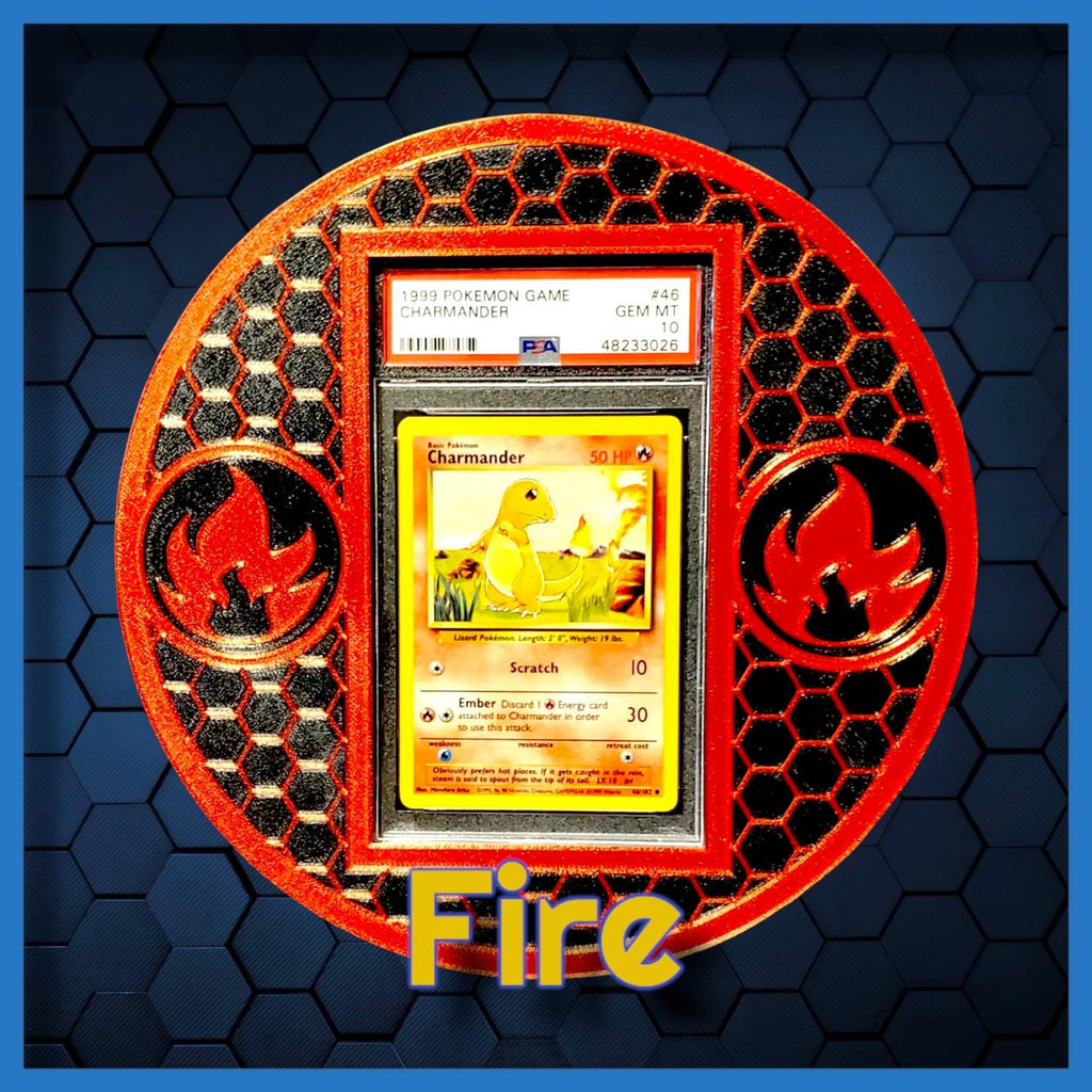 Cropped Pokemon Frame PokéFrames - 3D Printed Pokémon Graded Card Frames - Energy Frames (Ci ...