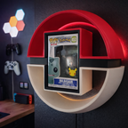 Poké Ball Inspired Light Up Wall Frame for Funko Pop!