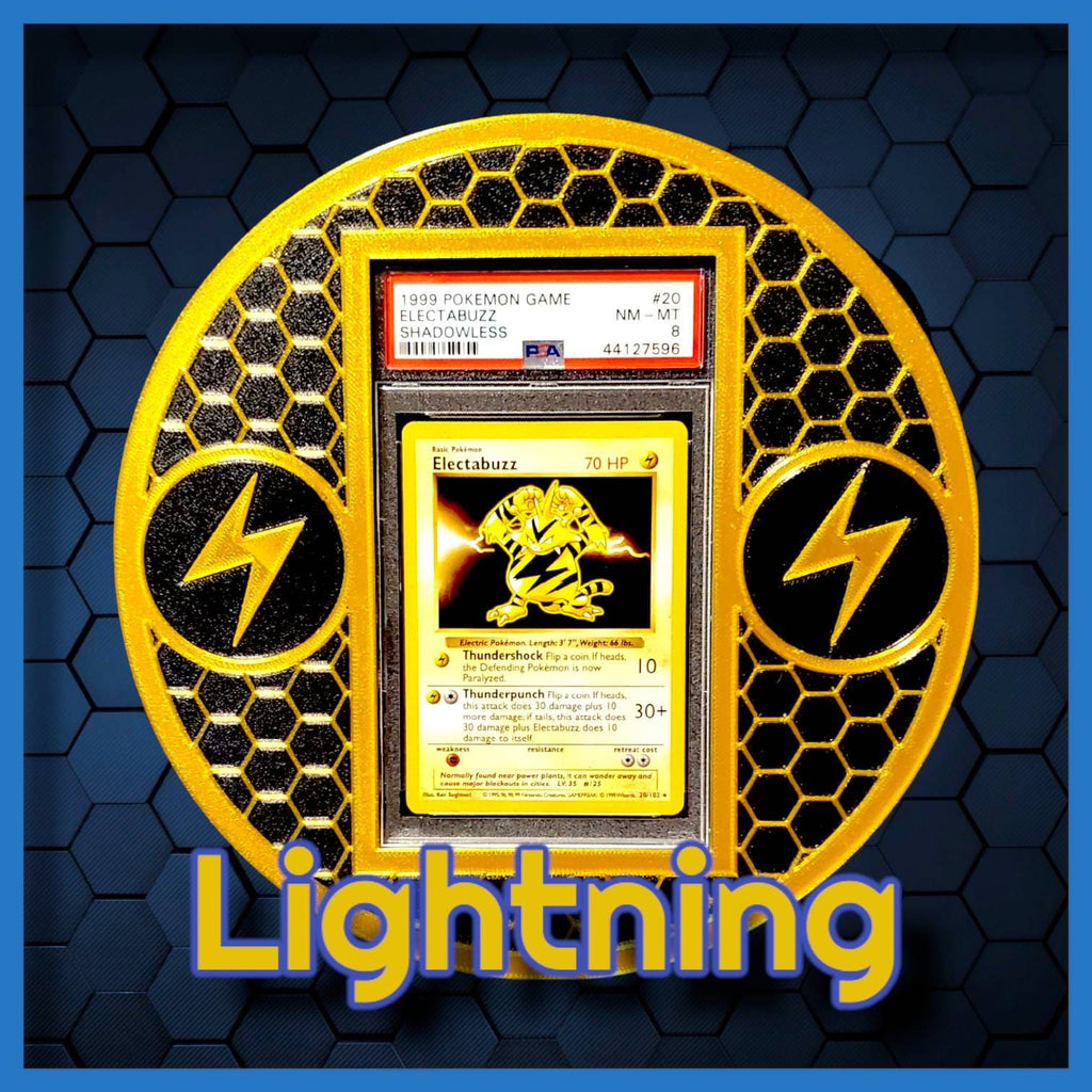 PokéFrames - 3D Printed Pokémon Graded Card Frames - Energy Frames (Circular)