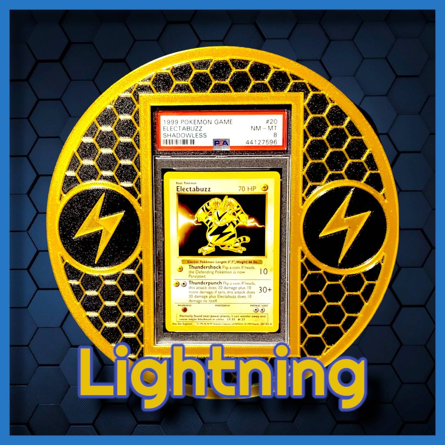 PokéFrames - 3D Printed Pokémon Graded Card Frames - Energy Frames (Circular)