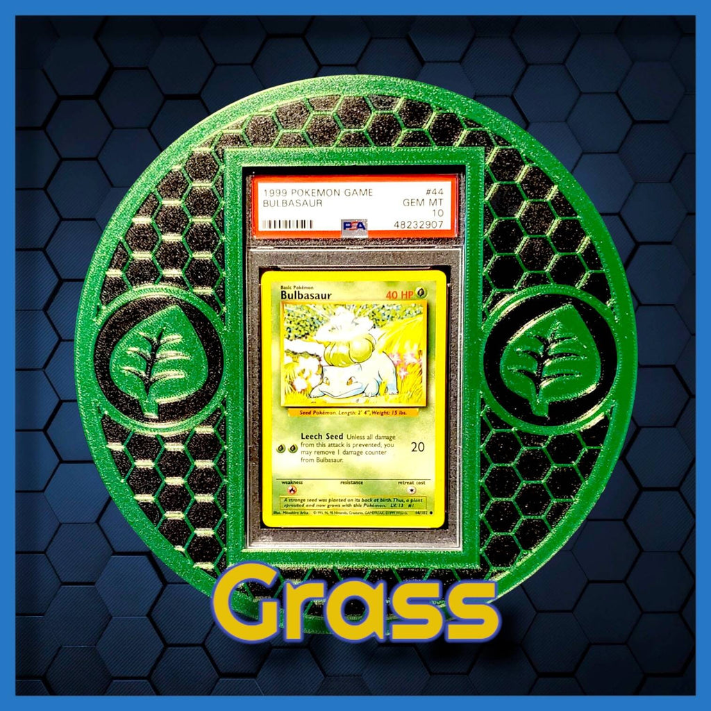 Cropped Pokemon Frame PokéFrames - 3D Printed Pokémon Graded Card Frames - Energy Frames (Ci ...